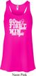 Breast Cancer Awareness Go Fight Win Ladies Flowy Racerback Tanktop