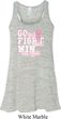 Breast Cancer Awareness Go Fight Win Ladies Flowy Racerback Tanktop