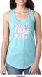 Breast Cancer Awareness Go Fight Win Ladies Ideal Tank Top