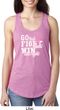 Breast Cancer Awareness Go Fight Win Ladies Ideal Tank Top