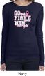 Breast Cancer Awareness Go Fight Win Ladies Long Sleeve Shirt