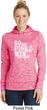 Breast Cancer Awareness Go Fight Win Ladies Moisture Wicking Hoodie