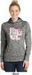 Breast Cancer Awareness Go Fight Win Ladies Moisture Wicking Hoodie