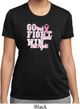 Breast Cancer Awareness Go Fight Win Ladies Moisture Wicking Shirt