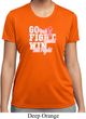 Breast Cancer Awareness Go Fight Win Ladies Moisture Wicking Shirt
