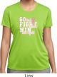 Breast Cancer Awareness Go Fight Win Ladies Moisture Wicking Shirt