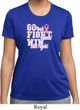 Breast Cancer Awareness Go Fight Win Ladies Moisture Wicking Shirt