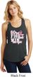 Breast Cancer Awareness Go Fight Win Ladies Racerback Tank Top