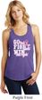 Breast Cancer Awareness Go Fight Win Ladies Racerback Tank Top