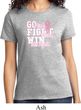 Breast Cancer Awareness Go Fight Win Ladies Shirt
