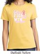 Breast Cancer Awareness Go Fight Win Ladies Shirt