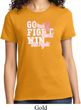 Breast Cancer Awareness Go Fight Win Ladies Shirt