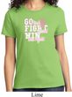 Breast Cancer Awareness Go Fight Win Ladies Shirt