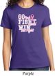 Breast Cancer Awareness Go Fight Win Ladies Shirt