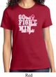 Breast Cancer Awareness Go Fight Win Ladies Shirt