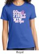 Breast Cancer Awareness Go Fight Win Ladies Shirt