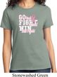Breast Cancer Awareness Go Fight Win Ladies Shirt