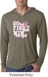 Breast Cancer Awareness Go Fight Win Lightweight Hoodie Shirt
