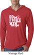 Breast Cancer Awareness Go Fight Win Lightweight Hoodie Shirt