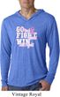 Breast Cancer Awareness Go Fight Win Lightweight Hoodie Shirt