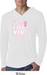 Breast Cancer Awareness Go Fight Win Lightweight Hoodie Shirt