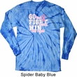 Breast Cancer Awareness Go Fight Win Long Sleeve Tie Dye Shirt