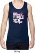 Breast Cancer Awareness Go Fight Win Mens Moisture Wicking Tanktop
