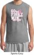 Breast Cancer Awareness Go Fight Win Mens Muscle Shirt