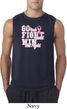 Breast Cancer Awareness Go Fight Win Mens Sleeveless Shirt