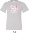 Breast Cancer Awareness Go Fight Win Mens Tall Shirt