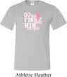 Breast Cancer Awareness Go Fight Win Mens Tall Shirt
