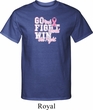 Breast Cancer Awareness Go Fight Win Mens Tall Shirt