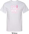 Breast Cancer Awareness Go Fight Win Mens Tall Shirt