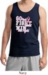 Breast Cancer Awareness Go Fight Win Mens Tank Top