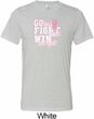 Breast Cancer Awareness Go Fight Win Mens Tri Blend Crewneck Shirt