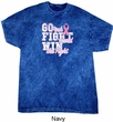 Breast Cancer Awareness Go Fight Win Mineral Tie Dye Shirt