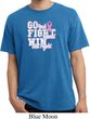 Breast Cancer Awareness Go Fight Win Pigment Dyed Shirt