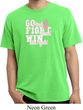 Breast Cancer Awareness Go Fight Win Pigment Dyed Shirt