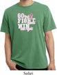 Breast Cancer Awareness Go Fight Win Pigment Dyed Shirt