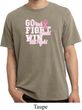 Breast Cancer Awareness Go Fight Win Pigment Dyed Shirt