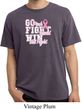 Breast Cancer Awareness Go Fight Win Pigment Dyed Shirt