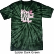 Breast Cancer Awareness Go Fight Win Spider Tie Dye Shirt