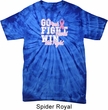 Breast Cancer Awareness Go Fight Win Spider Tie Dye Shirt