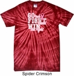 Breast Cancer Awareness Go Fight Win Spider Tie Dye Shirt
