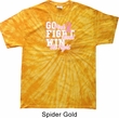 Breast Cancer Awareness Go Fight Win Spider Tie Dye Shirt