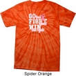 Breast Cancer Awareness Go Fight Win Spider Tie Dye Shirt