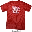 Breast Cancer Awareness Go Fight Win Spider Tie Dye Shirt