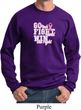 Breast Cancer Awareness Go Fight Win Sweatshirt
