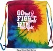 Breast Cancer Awareness Go Fight Win Tie Dye Bag
