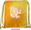 Breast Cancer Awareness Go Fight Win Tie Dye Bag